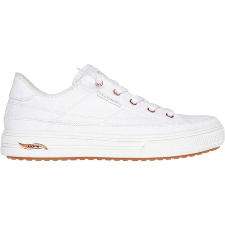Skechers Womens Arch Fit Arcade - Meet Ya There Trainers White