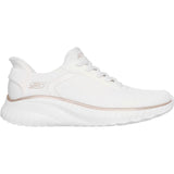 Skechers Womens BOBS Sport Squad Chaos Shoe White/Gold