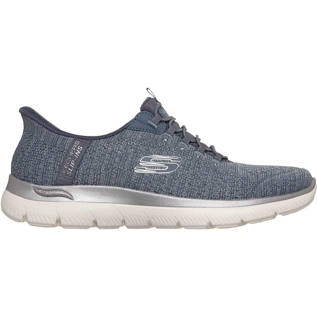 Skechers Womens Arch Fit Summits - Soft Shimmer Trainers Slate