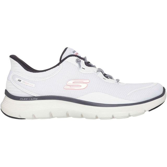 Skechers Womens Flex Appeal 5.0 Easy Breezy Trainer White/Multi