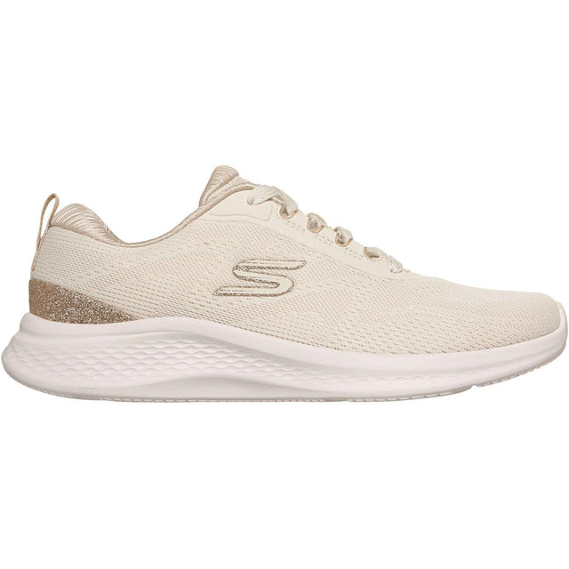 Skechers Womens Skech-Lite Pro 2.0 Trainers Natural/Gold