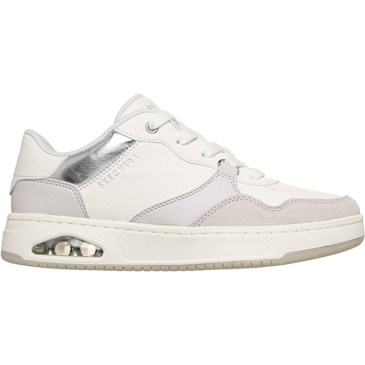Skechers Womens UNO CTL - Subtle Shimmer Trainers White
