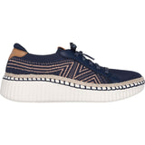 Skechers Womens Wilshire Blvd - Bellevue Trainers Navy
