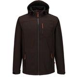 Portwest Portrush Mens Softshell Jacket Black Coffee