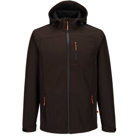 Portwest Portrush Mens Softshell Jacket Black Coffee