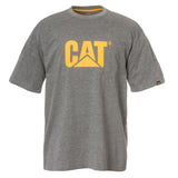 Caterpillar Mens Trademark Logo T-Shirt Dark Heather Grey