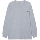 Dickies Mens Pocket Tee Long Sleeve Heather Grey