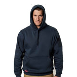 Hard Yakka Mens Brushed Fleece Hoodie Navy