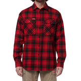 Hard Yakka Mens Core Flannel Shirt Red
