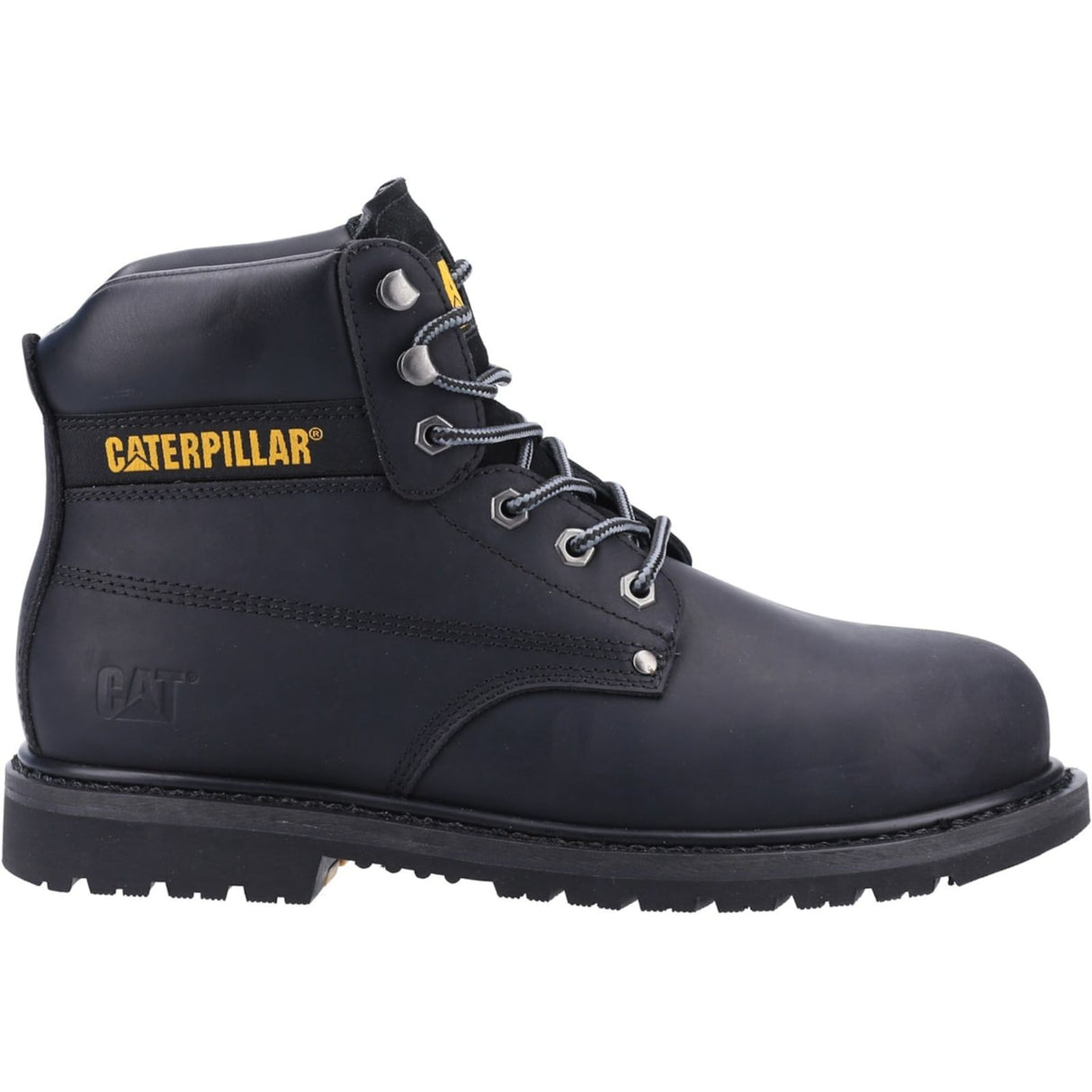 Caterpillar Mens Powerplant S3 GYW Safety Boot Black
