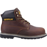 Caterpillar Mens Powerplant GYW Safety Boot Brown