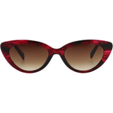 Karen Millen Unisex KM506822053 Sunglasses Red Horn