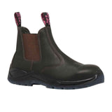Hard Yakka Womens Banjo Elastic Gusset Safety Boot Brown
