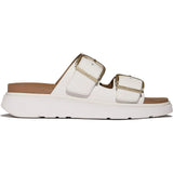 Fitflop Womens Gen-FF Two-Bar Slides Urban White