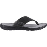 Hush Puppies Mens Alan Toepost Sandal Black