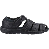 Hush Puppies Mens Albert Fisherman Sandal Black
