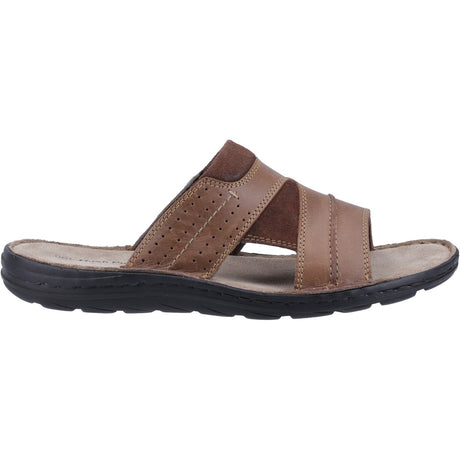 Hush Puppies Mens Archer Mule Sandal Tan