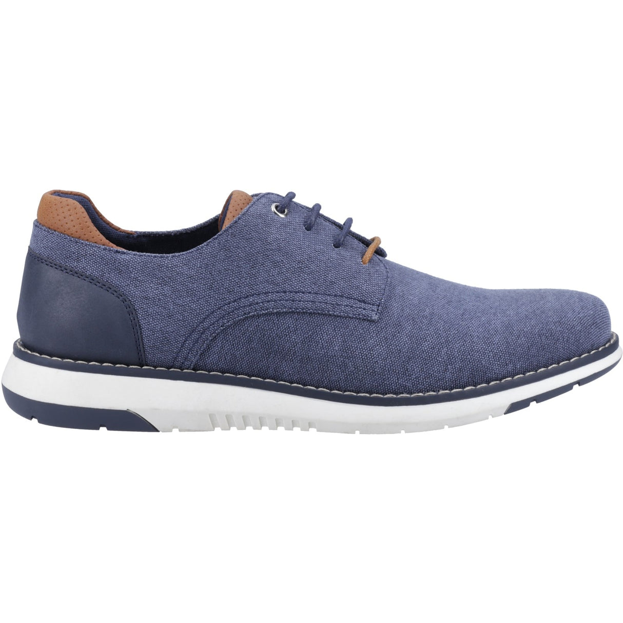Hush Puppies Mens Bruce Lace Up Shoe Navy