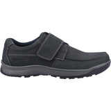 Hush Puppies Mens Casper Touch Fastening Shoes Navy Nubuck