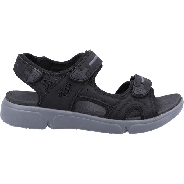 Hush Puppies Mens Castro Sandal Black