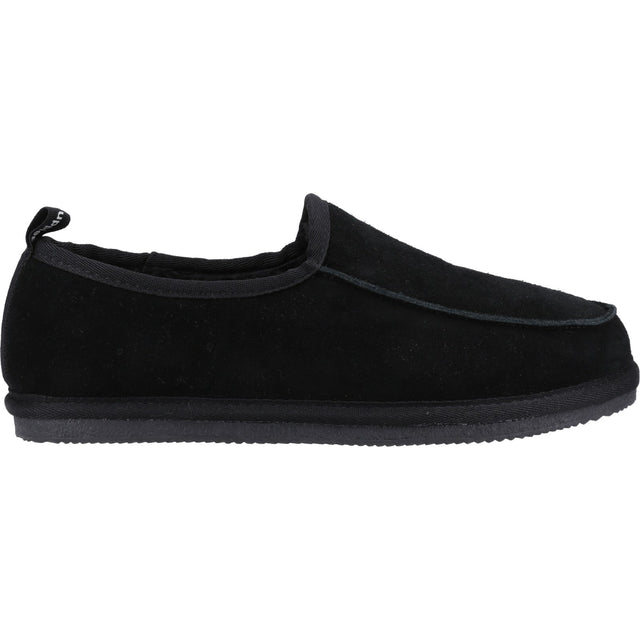 Hush Puppies Mens Charles Slippers Black