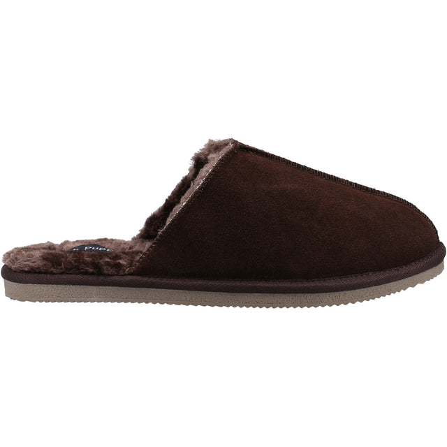 Hush Puppies Mens Coady Slipper Brown