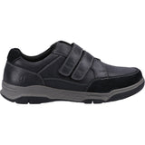 Hush Puppies Mens Fabian Double Strap Black