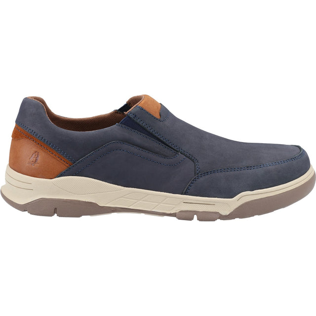 Hush Puppies Mens Fletcher Shoe Navy/Tan