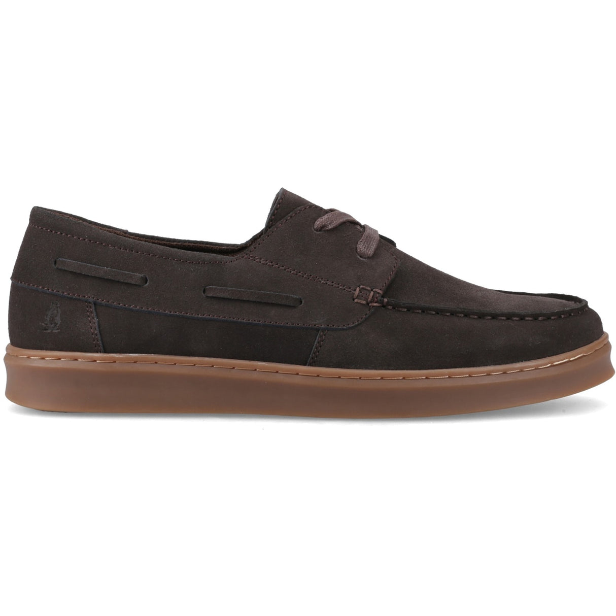 Hush Puppies Mens Madden Boat Shoe Chocolate