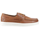 Hush Puppies Mens Madden Boat Shoe Tan