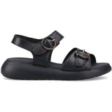 Hush Puppies Womens Alison Buckle Sandal Black