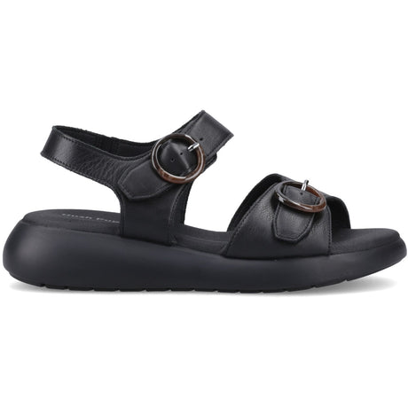 Hush Puppies Womens Alison Buckle Sandal Black