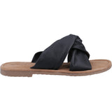 Hush Puppies Womens Amy Wide Fit Sandal Black
