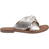 Hush Puppies Womens Amy Wide Fit Sandal Gold