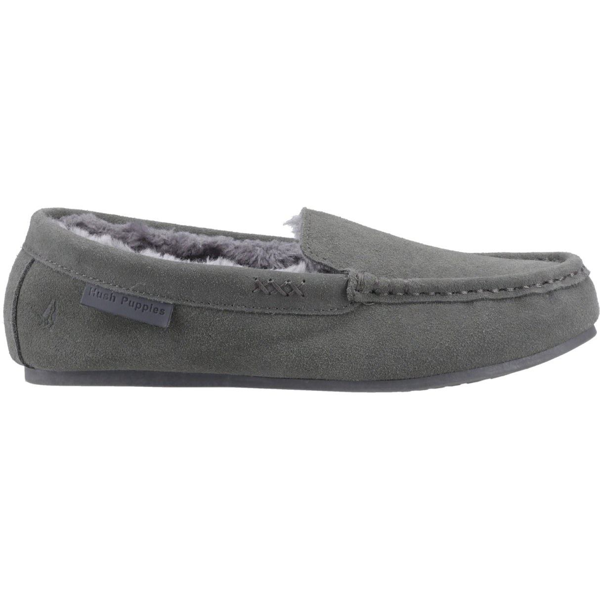 Hush Puppies Womens Annie Mocassin Slipper Grey