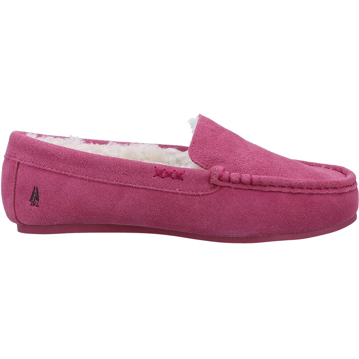 Hush Puppies Womens Annie Mocassin Slipper Pink