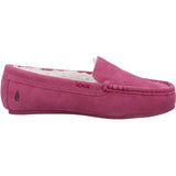 Hush Puppies Womens Annie Mocassin Slipper Pink