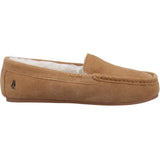 Hush Puppies Womens Annie Mocassin Slipper Tan