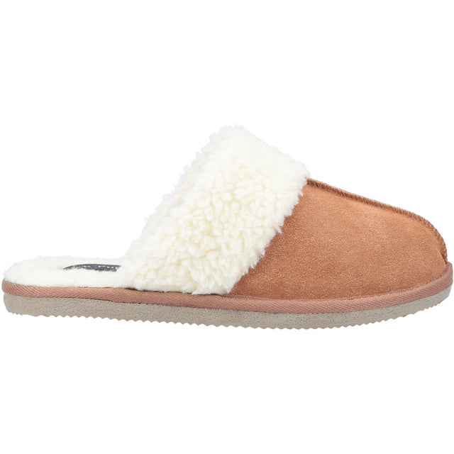 Hush Puppies Womens Arianna Mule Slippers Tan