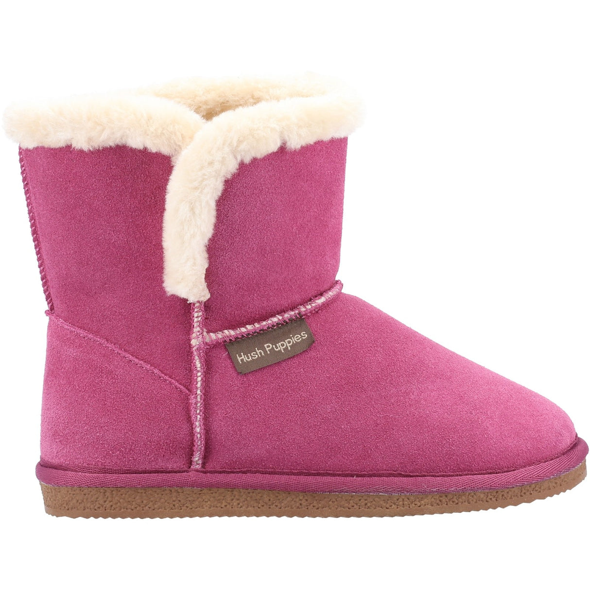 Hush Puppies Womens Ashleigh Slipper Bootie Rose