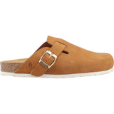 Hush Puppies Womens Bailey Closed Toe Mule Tan
