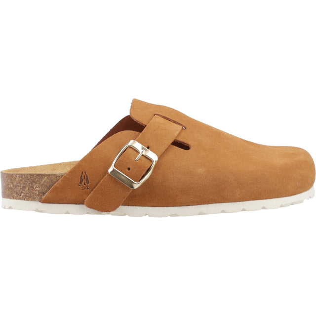 Hush Puppies Womens Bailey Closed Toe Mule Tan