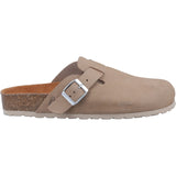 Hush Puppies Womens Bailey Closed Toe Mule Taupe