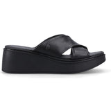 Hush Puppies Womens Bobbi Wedge Sandal Black