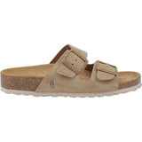 Hush Puppies Womens Brixley Mule Sandal Taupe