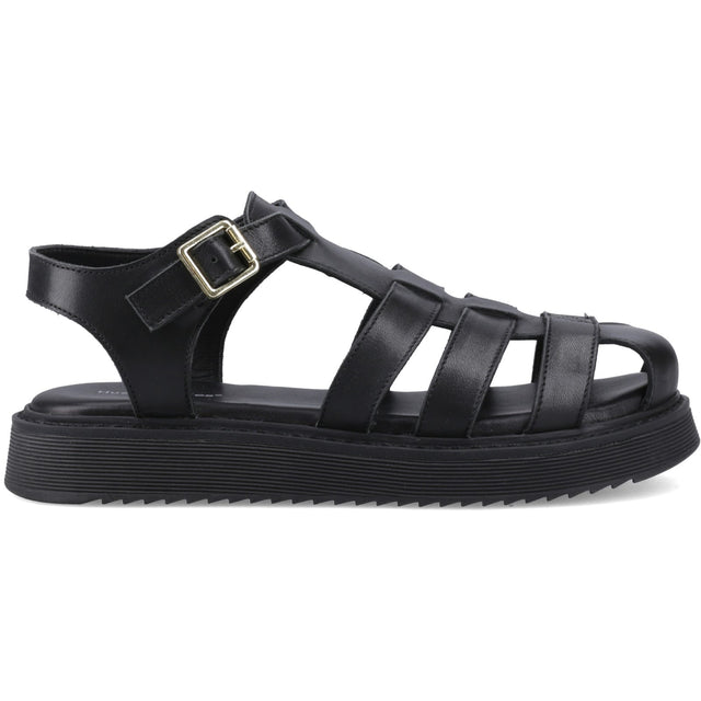 Hush Puppies Womens Cassandra Gladiator Sandal Black