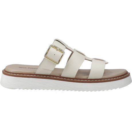 Hush Puppies Womens Celeste Slide Sandal Cream