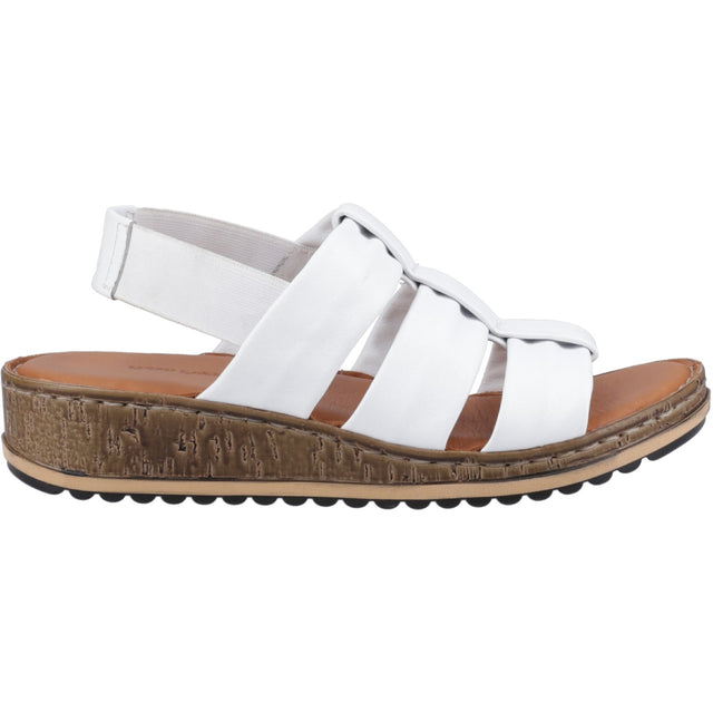 Hush Puppies Womens Eden Gladiator Sandal White