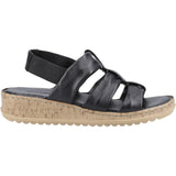 Hush Puppies Womens Eden Wide Fit Sandal Black