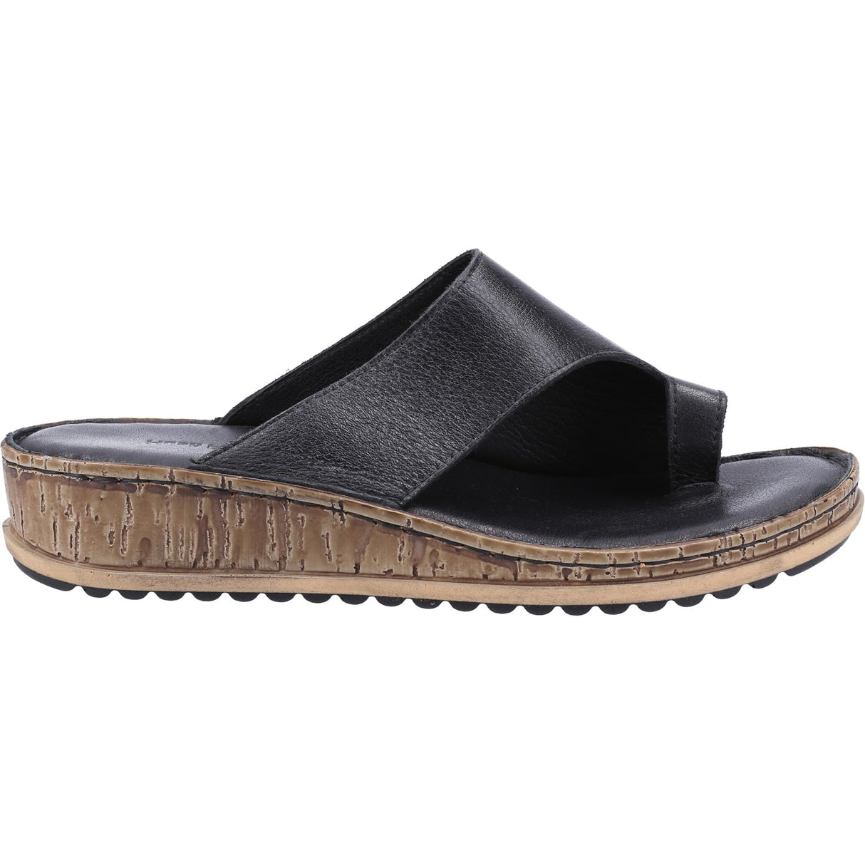 Hush Puppies Womens Elissa Toepost Sandal Black